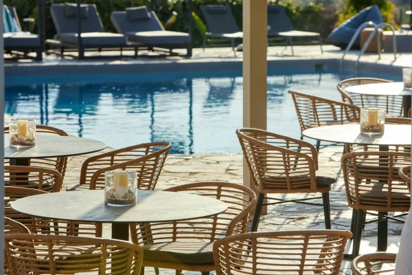 Dining at Mila Malia Suites - Exterior Views - Snack Bar - Pool Bar