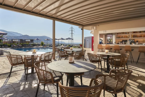 Dining at Mila Malia Suites - Exterior Views - Snack Bar - Pool Bar