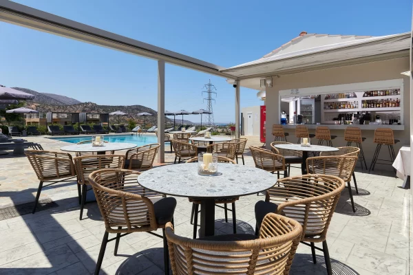 Dining at Mila Malia Suites - Exterior Views - Snack Bar - Pool Bar