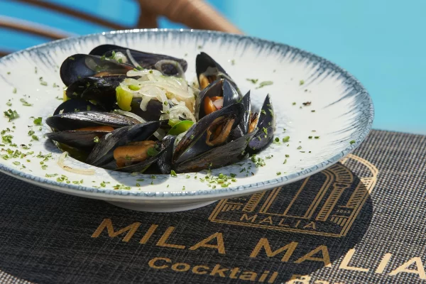 Dining at Mila Malia Suites