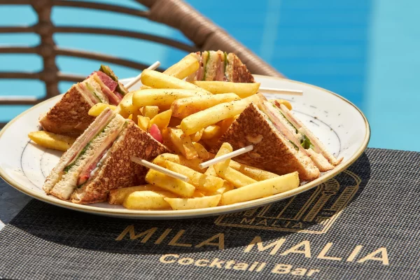 Dining at Mila Malia Suites