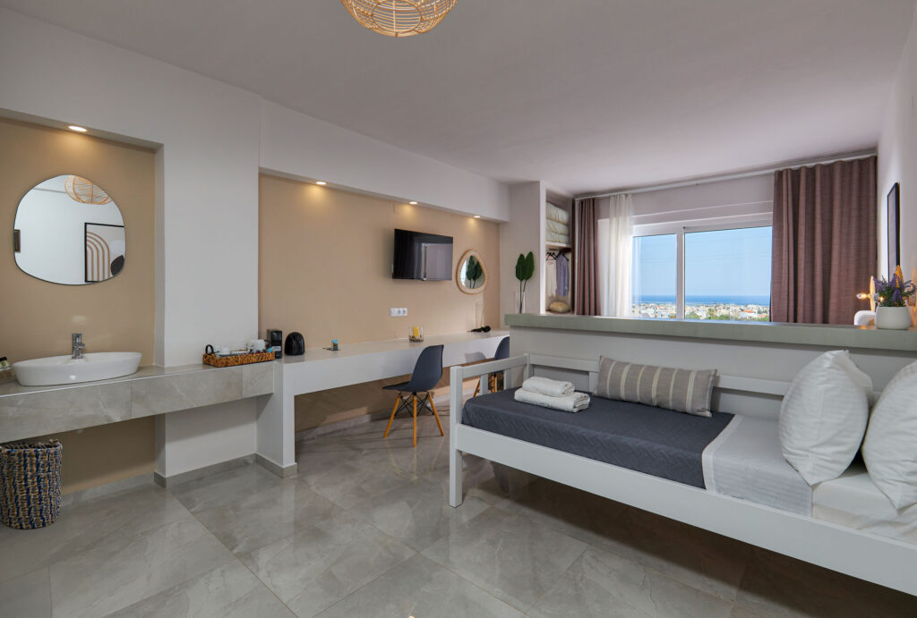 Mila Malia Suites - Deluxe Quadruple Suite Sea View Mila Malia Suites - Deluxe Quadruple Suite Sea View