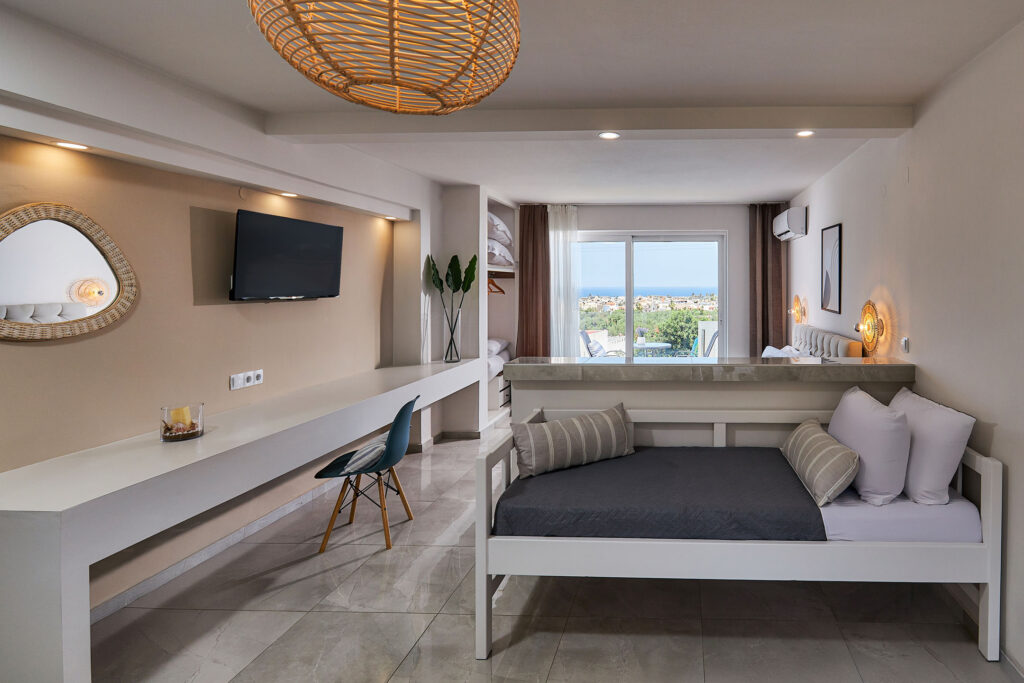 Mila Malia Suites - Superior Triple Suite Sea View Mila Malia Suites - Superior Triple Suite Sea View