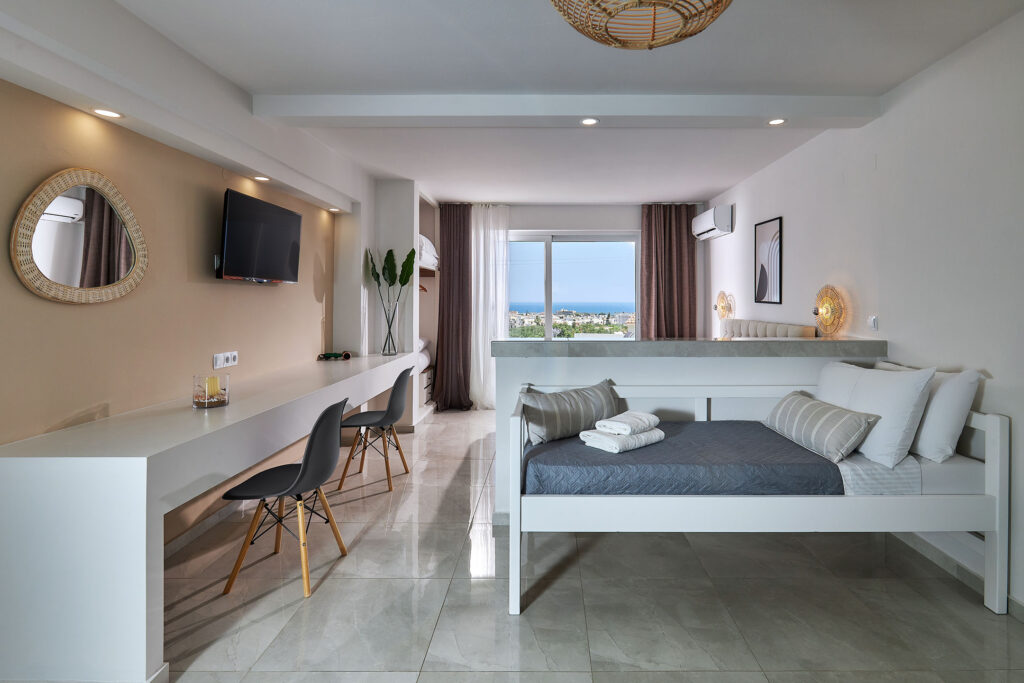 Mila Malia Suites - Superior Triple Suite Sea View Mila Malia Suites - Superior Triple Suite Sea View